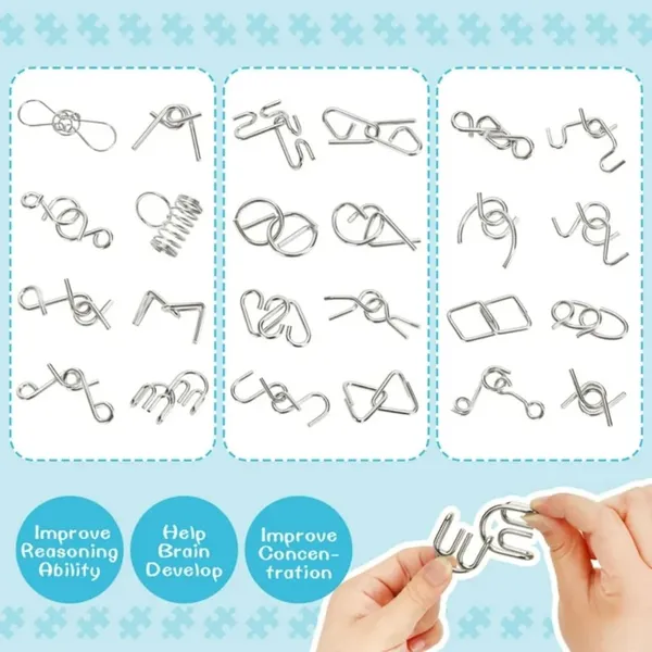 5+_Years_Brain_Teasers_Metal_Wire_Puzzle_Toys_-_Assorted_Metal_Puzzle_Toys_For_Gifts,_Party_Favors,_Prizes,_Disentanglement_Puzzle_Unlock_Interlock_Toys_-_Iq_Puzzle_Brain_Teaser_(24_Pc)
