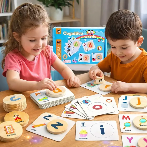 Wooden_Letters_Matching_Game_With_Flash_Card_Cognitive_Words_Round_Blocks_Children_Wooden_Interactive_Learning_Early_Educational_Toys_For_Kids_3-8_Years_(Words_Game)
