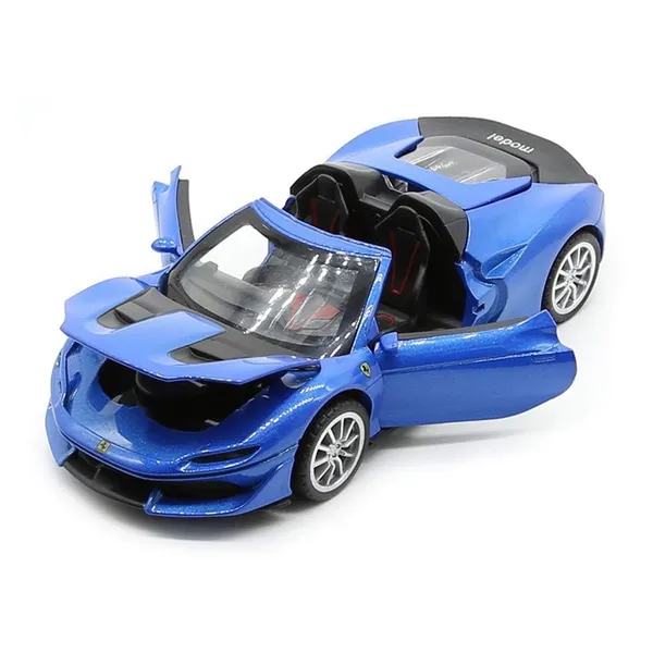 Diecast_Ferrari_J50_Toy_Car_Scale_Model,Pull_Back_Vehicles_Alloy_Simulation_Supercar_With_Lights_And_Sound_Also_For_Car_Dashboard,Kids,Adult_(J-50_Blue)