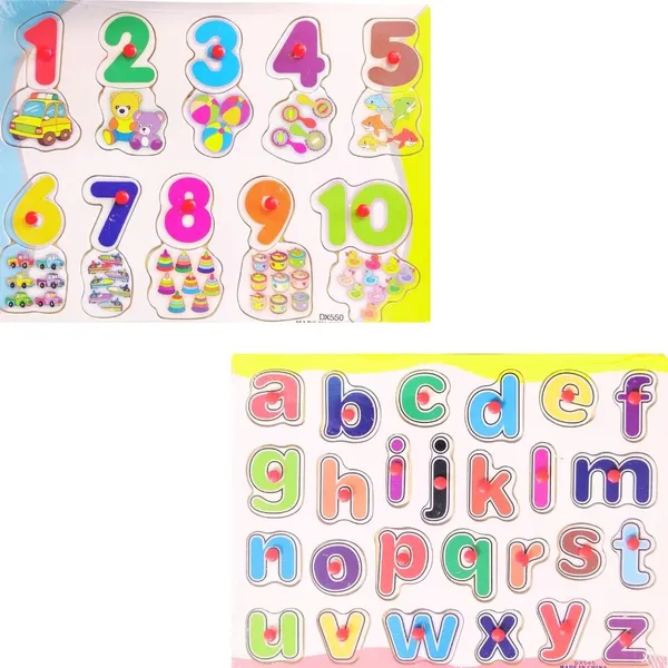 Abc+123_Educational_Learning_Wooden_Peg_Puzzle_For_Toddlers_My_First_Alphabet_Number_Shape_Matching_Preschool_Teaching_Tray_For_Kids_3-6_Years_Old_Boys_&_Girls
