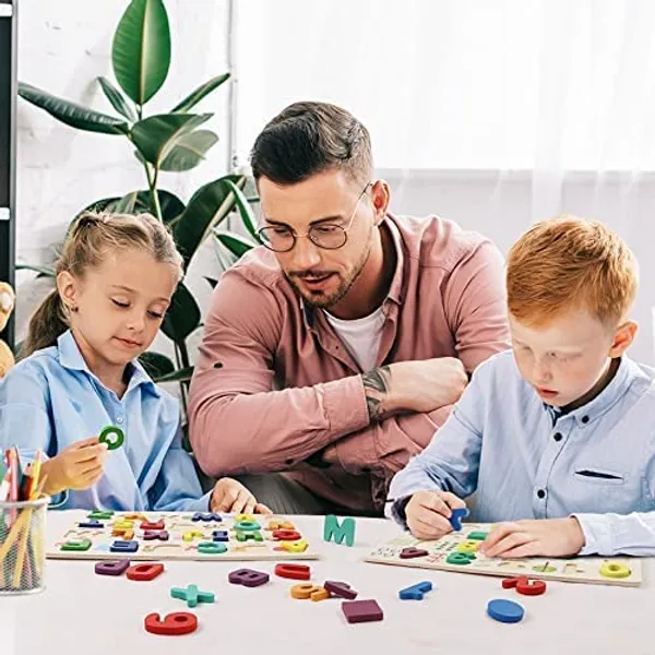 Abc+123_Educational_Learning_Wooden_Peg_Puzzle_For_Toddlers_My_First_Alphabet_Number_Shape_Matching_Preschool_Teaching_Tray_For_Kids_3-6_Years_Old_Boys_&_Girls