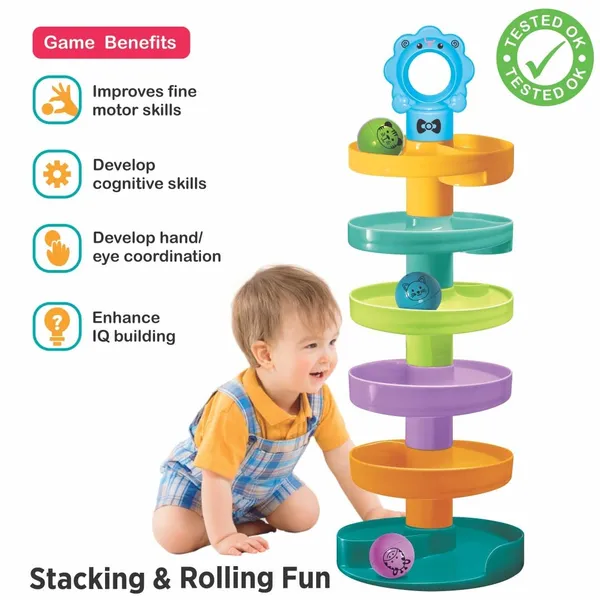 Cat_Spiral_Fun_-_A_Roll_Ball_Toy_With_7_Layer_Ball_Drop_Tower_Run_With_Roll_Swirling_Ramps_For_Baby_And_Toddler_Educational_Development_Toy_Set