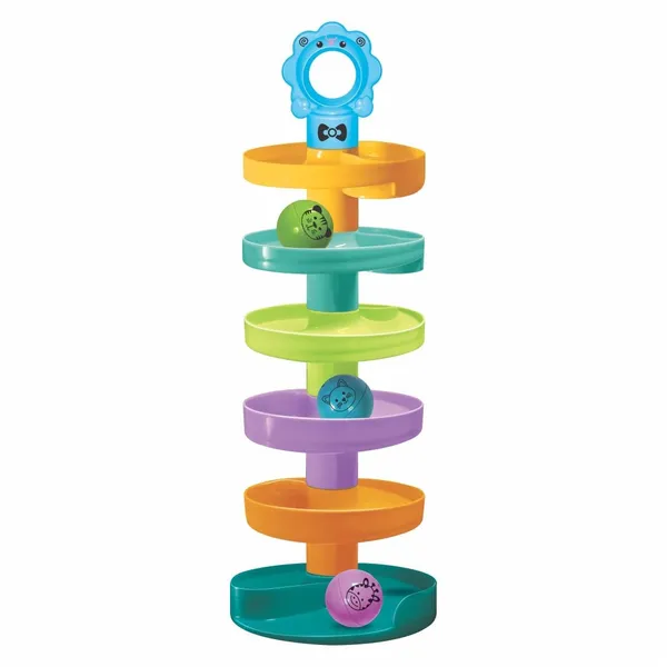 Cat_Spiral_Fun_-_A_Roll_Ball_Toy_With_7_Layer_Ball_Drop_Tower_Run_With_Roll_Swirling_Ramps_For_Baby_And_Toddler_Educational_Development_Toy_Set