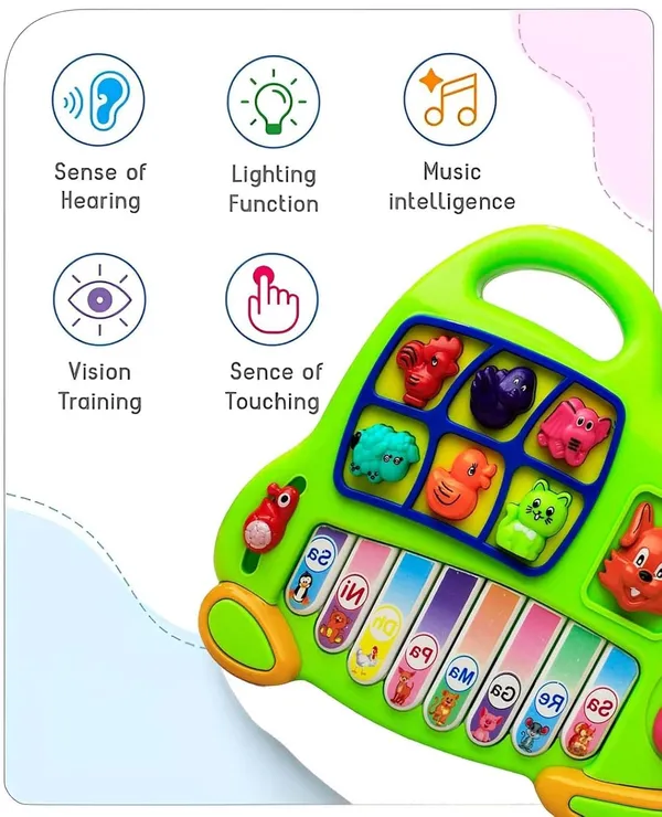 Frog_Musical_Baby_Piano_With_8_Different_Keys_Educational_Keyboard_|_3_Different_Modes_|_Lights_Up_And_Theme_Sound_|_Interactive_Learning_Toy_For_Infants_Toddlers,_Boys_And_Girls