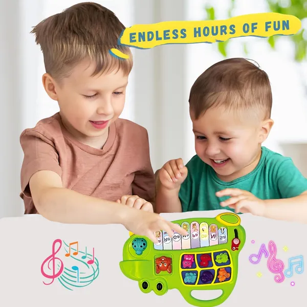 Frog_Musical_Baby_Piano_With_8_Different_Keys_Educational_Keyboard_|_3_Different_Modes_|_Lights_Up_And_Theme_Sound_|_Interactive_Learning_Toy_For_Infants_Toddlers,_Boys_And_Girls