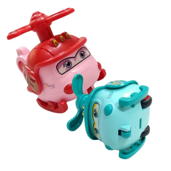 Press_N_Go_Toy_Helicopter_2_Pieces_Pressure_Powered_Press_And_Go_Animal_Cartoon_Car_Cute_Toy_Crawling_Kids_Toddler_Helicopter_Toy_For_2_3_4_5_Year_Old_Boys_And_Girls
