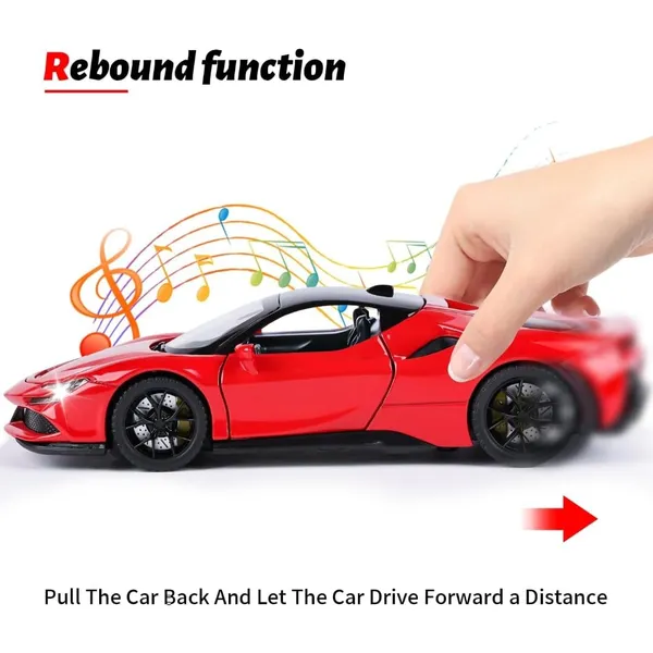 Diecast_Red_Sf90_Stradale_Hardtop_Toy_Car_Scale_Model_Pull_Back_Vehicles_With_Doors_Openable_Alloy_Simulation_Supercar_With_Lights_And_Sound_Also_For_Car_Dashboard_Kids_Adult