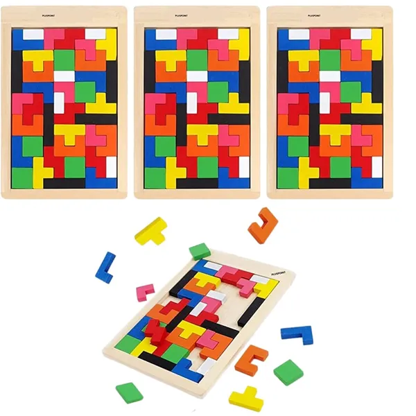 Brain_Teasers_Wooden_Puzzles_Pack_Of_4_Brain_Toy_Russian_Tangram_Colorful_Jigsaw_Game_Wood_Puzzles_Montessori_Intelligence_Stem_Educational_Gift_For_Baby_Toddlers_Kids_Age_3+_Years