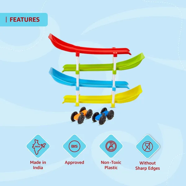 4-Level_Racer_Ramp_Track_Toy_For_Kids_|_4_Colorful_Ramps_&_4_Mini_Cars_|_Montessori_Educational_Vehicle_Toy_For_Toddlers_Age_1-3_|_Indoor_Racing_Game_For_Boys_&_Girls
