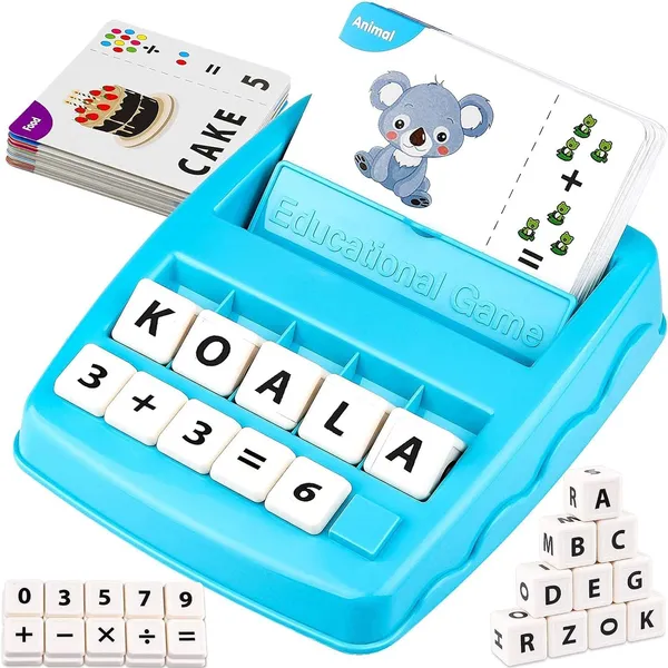Educational_Game_Of_Learning_Words_With_Flash_Cards_2_In_1_Matching_Letter_And_Number_Games_For_Boys_And_Girls_Sight_Words_Recognition_Kindergarten_Teaching_Tools_Preschool_3_To_8_Years_Old