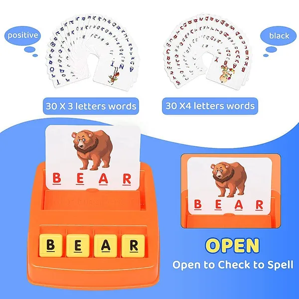 Educational_Game_Of_Learning_Words_With_Flash_Cards_2_In_1_Matching_Letter_And_Number_Games_For_Boys_And_Girls_Sight_Words_Recognition_Kindergarten_Teaching_Tools_Preschool_3_To_8_Years_Old