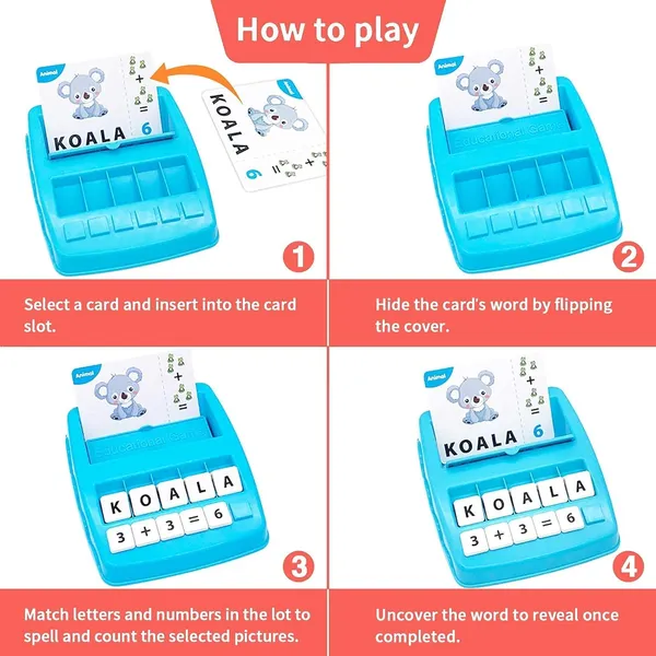 Educational_Game_Of_Learning_Words_With_Flash_Cards_2_In_1_Matching_Letter_And_Number_Games_For_Boys_And_Girls_Sight_Words_Recognition_Kindergarten_Teaching_Tools_Preschool_3_To_8_Years_Old