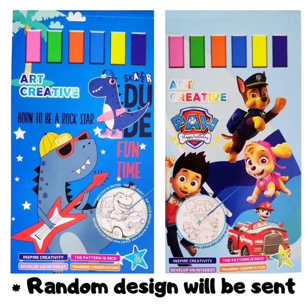 Paint_With_Water_Coloring_Book,_10_Sheets_Cute_Cartoon_Character_Watercolor_Painting_Books_2_Pack_Pocket_Painting_Book_For_Toddlers_Kids_Art_Craft_Gift_Ages_3+