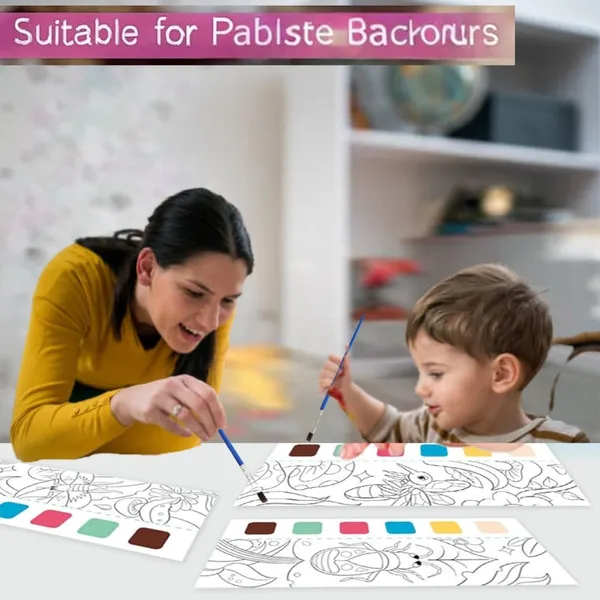 Paint_With_Water_Coloring_Book,_10_Sheets_Cute_Cartoon_Character_Watercolor_Painting_Books_2_Pack_Pocket_Painting_Book_For_Toddlers_Kids_Art_Craft_Gift_Ages_3+