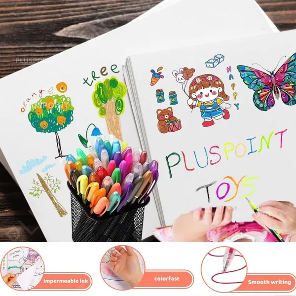 24_Colouring_Gel_Pens_12_Color_Neon_12_Glitter_Pens_Fine_Tip_Art_Markers_Set_Colored_Gel_Pens_For_Coloring_Book,_Drawing,_Doodling,_Scrapbook_Journaling,_Sparkle_Pen_Gifts_For_Kids