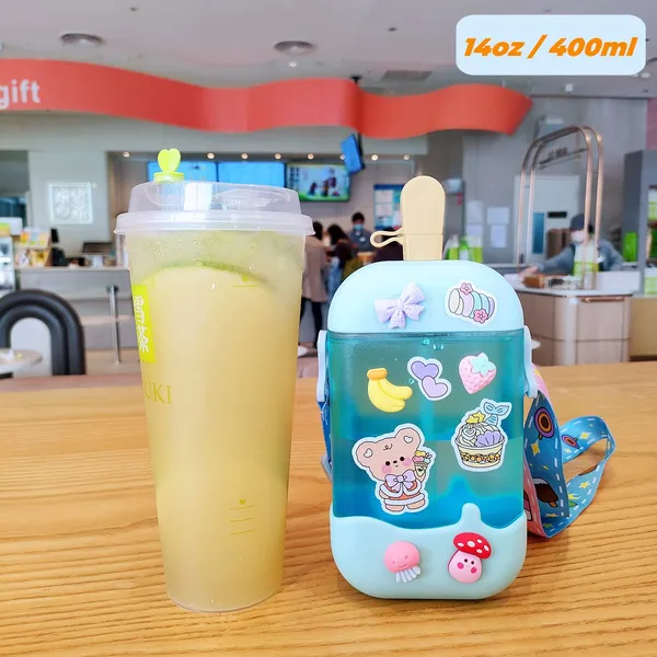 Water_Bottle_Cute_Popsicle_Water_Bottle_With_Straw,_Ice_Cream_Water_Bottle_With_Adjustable_Shoulder_Strap_And_Stickers_-_For_Adult_Kids_Outdoor_Sports,_Leakproof,_Bpa-Free(Color-Blue)