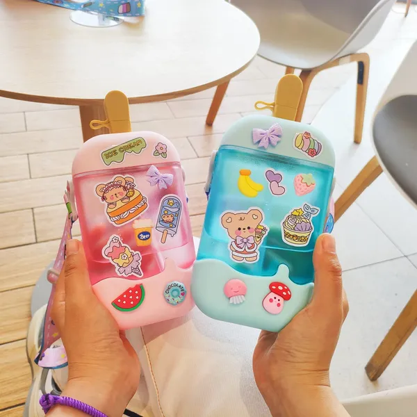 Water_Bottle_Cute_Popsicle_Water_Bottle_With_Straw,_Ice_Cream_Water_Bottle_With_Adjustable_Shoulder_Strap_And_Stickers_-_For_Adult_Kids_Outdoor_Sports,_Leakproof,_Bpa-Free(Color-Blue)