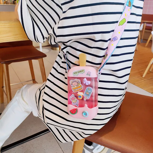 Water_Bottle_Cute_Popsicle_Water_Bottle_With_Straw,_Ice_Cream_Water_Bottle_With_Adjustable_Shoulder_Strap_And_Stickers_-_For_Adult_Kids_Outdoor_Sports,_Leakproof,_Bpa-Free(Color-Pink)