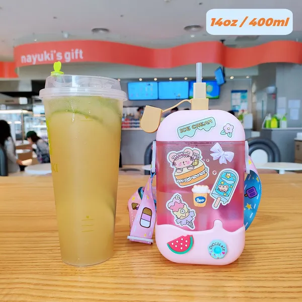 Water_Bottle_Cute_Popsicle_Water_Bottle_With_Straw,_Ice_Cream_Water_Bottle_With_Adjustable_Shoulder_Strap_And_Stickers_-_For_Adult_Kids_Outdoor_Sports,_Leakproof,_Bpa-Free(Color-Pink)