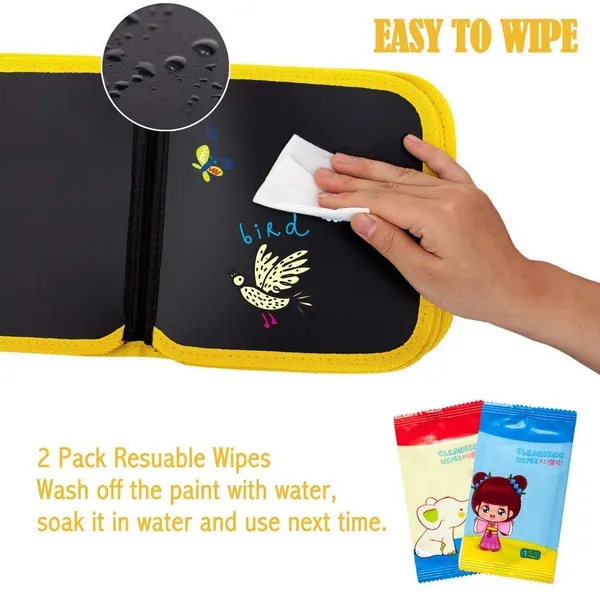 Erasable_Doodle_Book_For_Kids_Toddlers_Activity_Toys_Reusable_Drawing_Pads_With_Watercolor_Pens,Travel_Art_Toy,_Road_Trip_Car_Game_Writing_Painting_Set_For_Boys_And_Girls_(6_Pages)