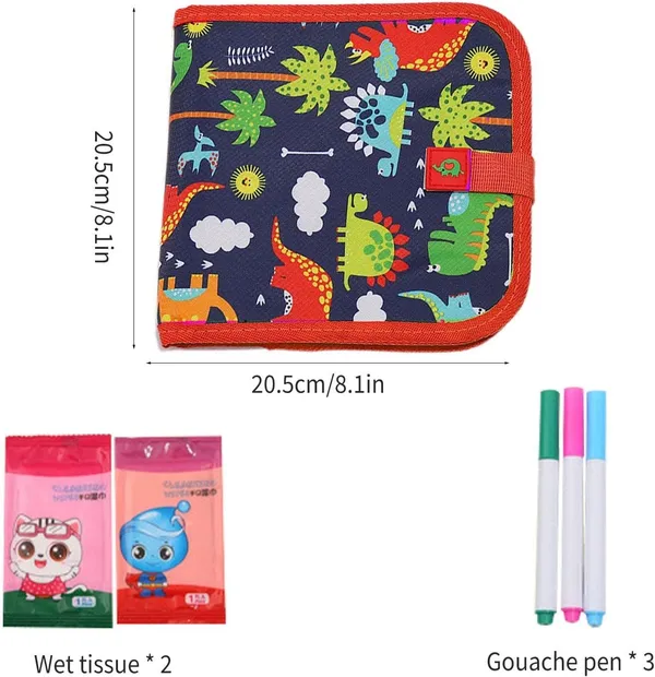 Erasable_Doodle_Book_For_Kids_Toddlers_Activity_Toys_Reusable_Drawing_Pads_With_Watercolor_Pens,Travel_Art_Toy,_Road_Trip_Car_Game_Writing_Painting_Set_For_Boys_And_Girls_(6_Pages)