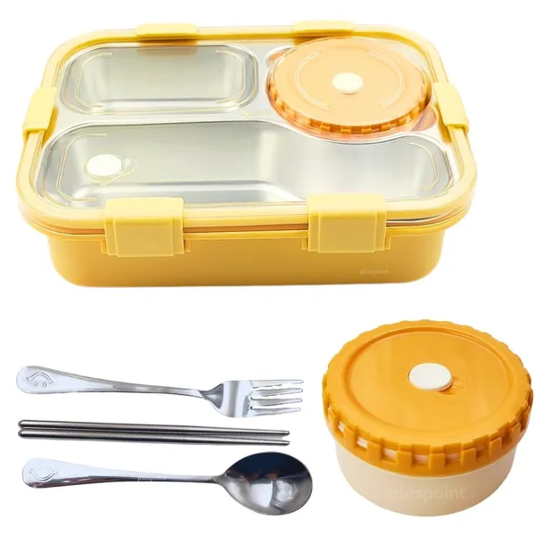 Bento_Lunch_Box_Insulated_Airtight_Lunch_Box_And_Portable_Utensils,_Stainless_Steel_Lunch_Containers,_Leak_Proof_Bento_Box_For_Kids,_Adults,_Men_Women_(Yellow),750_Ml