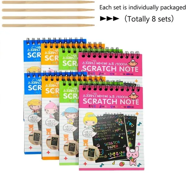 Scratch_Notebooks,_10_Pages_Rainbow_Scratch_Art_Book_Magic_Doodle_Scratch_Painting_Sketch_Art_Drawing_Notepads_With_Wooden_Stylus_For_Kids_Arts_And_Crafts_Perfect_Travel_Activity