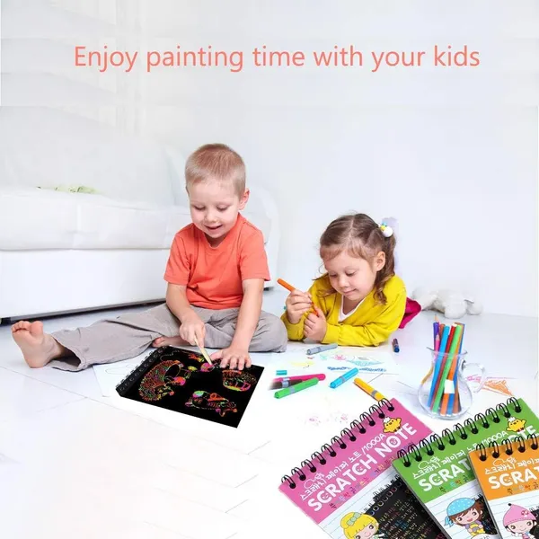 Scratch_Notebooks,_10_Pages_Rainbow_Scratch_Art_Book_Magic_Doodle_Scratch_Painting_Sketch_Art_Drawing_Notepads_With_Wooden_Stylus_For_Kids_Arts_And_Crafts_Perfect_Travel_Activity