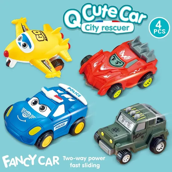 Cute_Vehicles_Set_Of_4_Friction_Powered_Toy_Car_Set_For_Toddlers_Push_And_Go_Transport_Cartoon_Racing_Car_Off_Road_Jeep_Police_Jet_Plane_All_In_1_Set_For_Kids