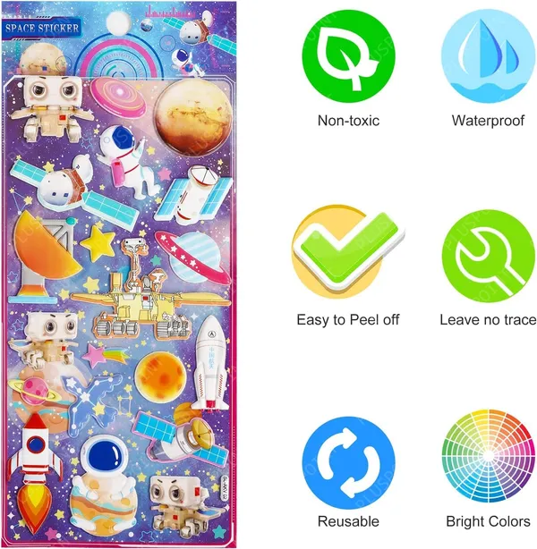 3D_Puffy_Space_Stickers_For_Kids,_4_Pack_Self_Adhesive_Outer_Space_Themed_Stickers_With_Planet,_Astronaut,_Rocket,_Solar_System_For_Scrapbook_Crafts,_Party_Favors_Goodie_Bags_Stuffers