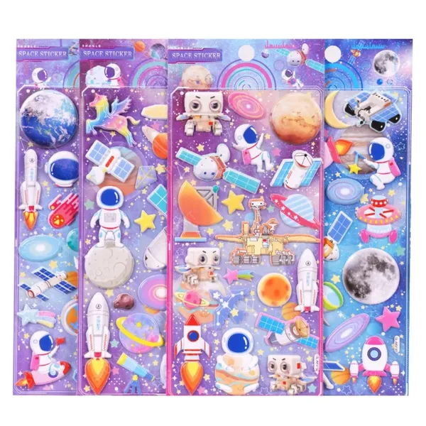 3D_Puffy_Space_Stickers_For_Kids,_4_Pack_Self_Adhesive_Outer_Space_Themed_Stickers_With_Planet,_Astronaut,_Rocket,_Solar_System_For_Scrapbook_Crafts,_Party_Favors_Goodie_Bags_Stuffers