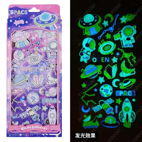 3D_Puffy_Space_Glow_In_Dark_Stickers_For_Kids_4_Pack_Self_Adhesive_Foam_Space_Stickers_With_Planet,_Astronaut,_Rocket,_Solar_System_For_Scrapbook_Crafts,_Party_Favors_Goodie_Bags_Stuffers