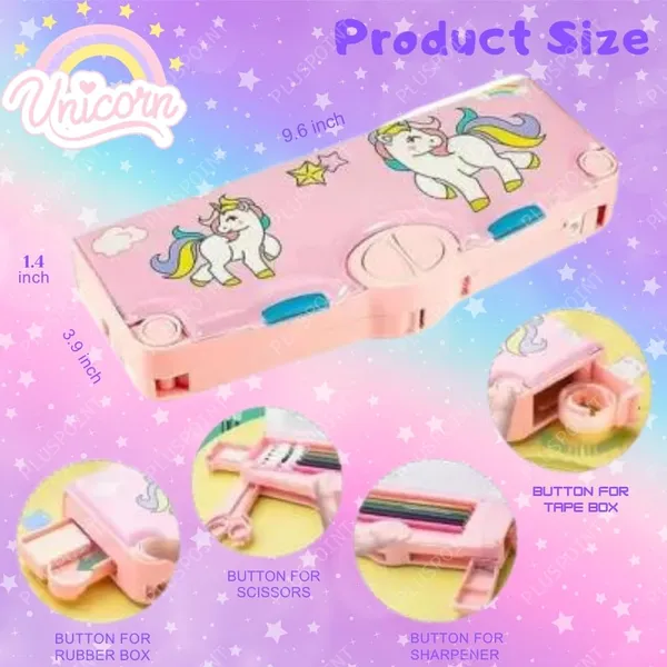 Unicorn_Multifunctional_Pencil_Box_For_Kids,_Unicorn_Theme_Pencil_Case,_Magnetic_Pencil_Box,Popup_With_Buttons_Return_Gifts_For_Kids_Girls