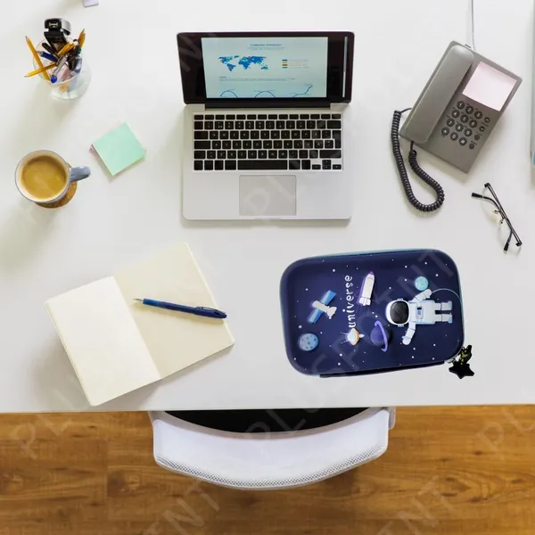 3D_Astronaut_Pencil_Case_Space_Theme_Large_Capacity_Premium_Stylish_Eva_Case_Embossed_Compass,_School_Supply_Organizer_For_Students,_Stationery_Box,_Cosmetic_Zip_Pouch_Bag
