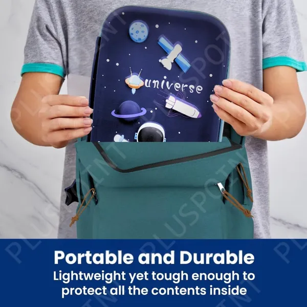 3D_Astronaut_Pencil_Case_Space_Theme_Large_Capacity_Premium_Stylish_Eva_Case_Embossed_Compass,_School_Supply_Organizer_For_Students,_Stationery_Box,_Cosmetic_Zip_Pouch_Bag
