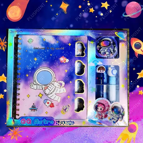 Astronaut_Theme_Diary_Set_For_Kids,_Space_Cute_Spiral_A5_Journal_With_230_Lined_Pages_Premium_Gift_Set_For_Writing_Drawing_Astronaut_Gift_With_Multicolour_Pen,_Mini_Dairy,_Highlighter