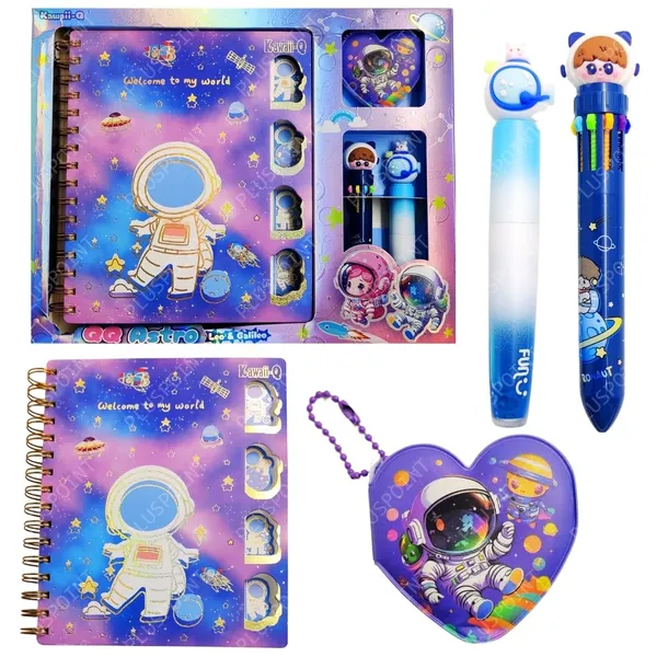 Astronaut_Theme_Diary_Set_For_Kids,_Space_Cute_Spiral_A5_Journal_With_230_Lined_Pages_Premium_Gift_Set_For_Writing_Drawing_Astronaut_Gift_With_Multicolour_Pen,_Mini_Dairy,_Highlighter