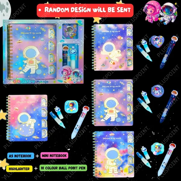 Astronaut_Theme_Diary_Set_For_Kids,_Space_Cute_Spiral_A5_Journal_With_230_Lined_Pages_Premium_Gift_Set_For_Writing_Drawing_Astronaut_Gift_With_Multicolour_Pen,_Mini_Dairy,_Highlighter