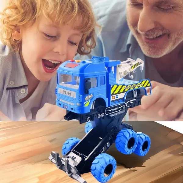 6X6_Rescue_Tow_Truck_Realistic_Friction_Powered_Toy_Push_&_Go_Tow_Truck_Toy_6_Wheels_Deformation_Truck_With_Lights_And_Sound_Vehicle_Carrier_Big_Heavy_Duty_Wrecker_For_Kids_Ages_3_Up