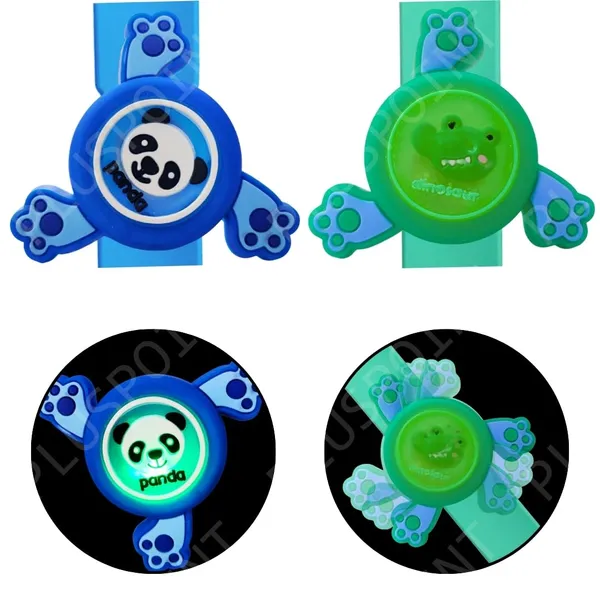 2Pcs_Kids_Wrist_Band_For_Boys_And_Girls_Spinning_Slap_Band_Cute_Cartoon_Bracelet_Wrist_With_Lights,_Great_Birthday_Gift_Toys_For_Return_Gift_For_Kids_Rakhi