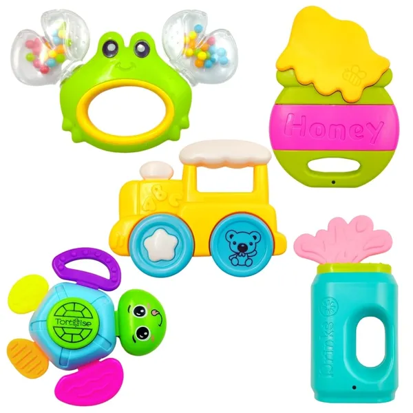 5Pcs_Baby_Rattle_And_Teether_Toy_Set_For_Infants_0-12_Months_Colorful_Soft_Rattling_Sound_Newborn_Sensory_Toys_Gift_Pack