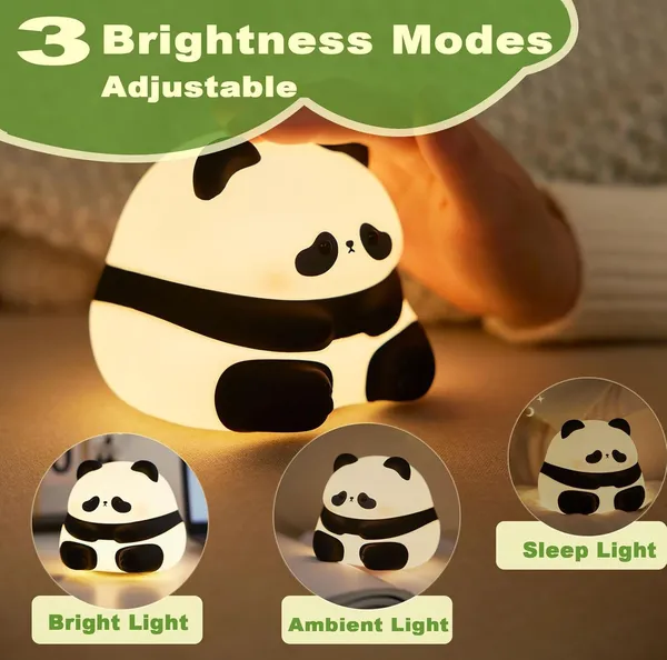 Cute_Panda_Led_Light_For_Kids_Portable_Usb_Rechargeable_Squishy_Lamp_For_Bedroom_Decor_Silicone_Kawaii_Gift_For_Kids_Birthday_Color_Changing_Night_Lamp_For_Baby_(Panda)
