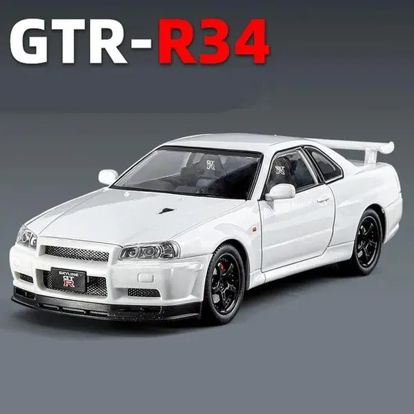 Diecast_Metal_Skyline_Gtr-R34_P.Walker_Edition_Sports_1:24_Scale_Simulation_Model_Alloy_Metal_Pull_Back_Toy_Car_For_Kids_With_Openable_Doors_&_Light,_Music_Toy_Vehicle_For_Kids,_Adults