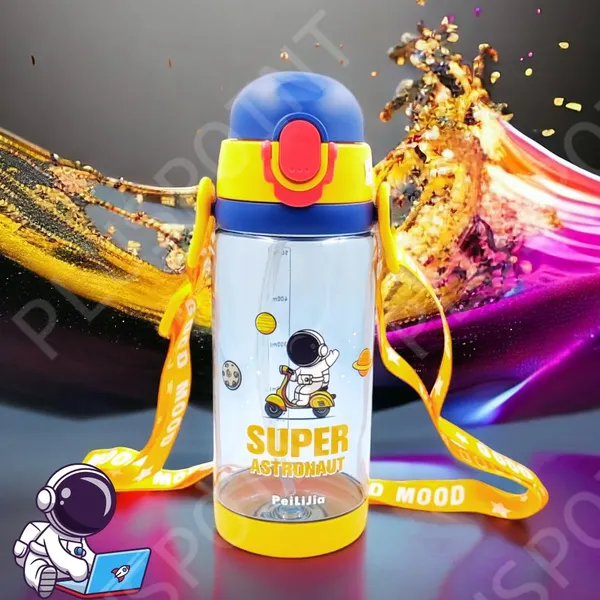 Plastic_Space_Astronaut_Water_Bottle_For_Kids_Cute_Cartoon_Leak-Proof_600_Ml_Sipper_Bottle_With_Straw,_Flip_Cover,_Bpa-Free,_School_Water_Bottle_For_Boys_Girls_(Astro-Blue)