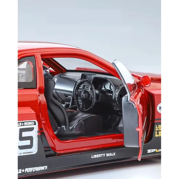 Diecast_Metal_Skyline_Lb-Er34_Super_Silhouette_Rhd_Liberty_Walk-Edition_Sports_Car_1:24_Scale_Simulation_Model_Alloy_Toy_Car_With_Openable_Doors_&_Light,_Music_Toy_Vehicle_For_Kids,_Adults