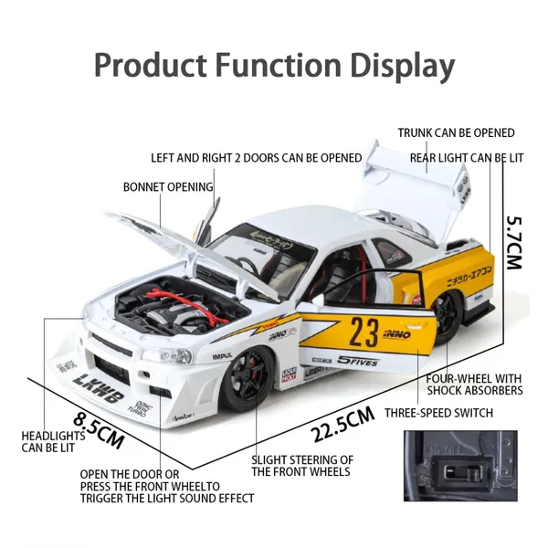 Diecast_Metal_Skyline_Lb-Er34_Super_Silhouette_Rhd_Liberty_Walk-Edition_Sports_Car_1:24_Scale_Simulation_Model_Alloy_Toy_Car_With_Openable_Doors_&_Light,_Music_Toy_Vehicle_For_Kids,_Adults