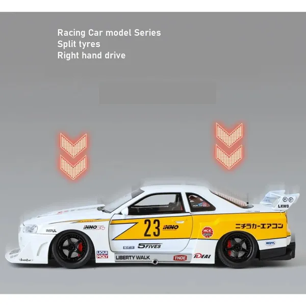Diecast_Metal_Skyline_Lb-Er34_Super_Silhouette_Rhd_Liberty_Walk_Edition_Sports_Car_1:24_Scale_Simulation_Model_Alloy_Toy_Car_With_Openable_Doors_&_Light,_Music_Toy_Vehicle_For_Kids,_Adults