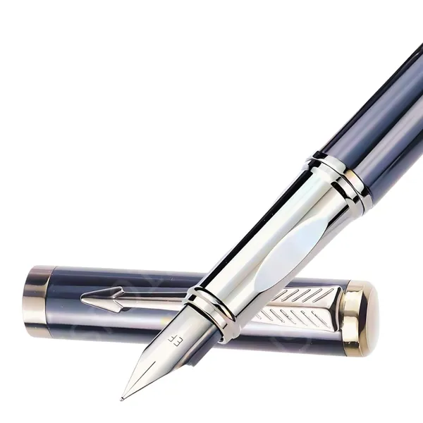Fountain_Pen_For_Students_|_Iridium_Tip_Nib_Refillable_Fountain_Pen_With_2_Ink_Refills_|_Office_Stationery_Gift_For_Kids_|_Perfect_For_Office_And_School_Use_(Phantom),_Blue
