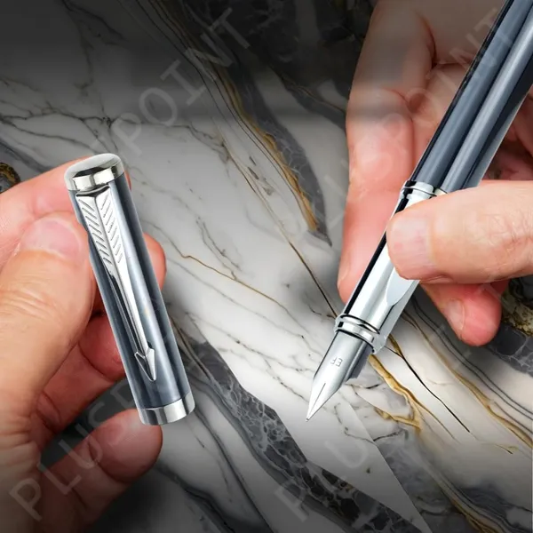 Fountain_Pen_For_Students_|_Iridium_Tip_Nib_Refillable_Fountain_Pen_With_2_Ink_Refills_|_Office_Stationery_Gift_For_Kids_|_Perfect_For_Office_And_School_Use_(Phantom),_Blue