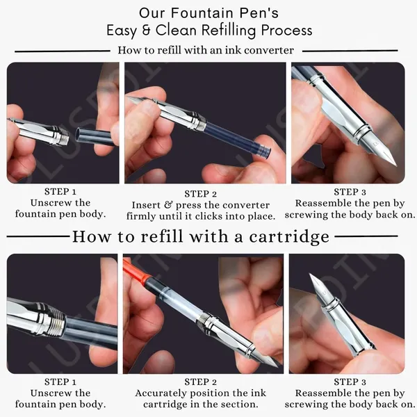 Fountain_Pen_For_Students_|_Iridium_Tip_Nib_Refillable_Fountain_Pen_With_2_Ink_Refills_|_Office_Stationery_Gift_For_Kids_|_Perfect_For_Office_And_School_Use_(Phantom),_Blue
